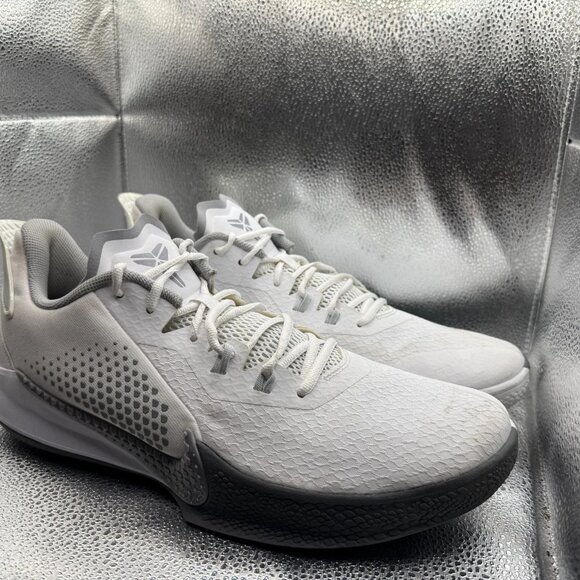 Size 13 Nike Kobe Bryant Mamba Fury White‎ Platinum Gray Mens Shoes CK2087-100 main image 6